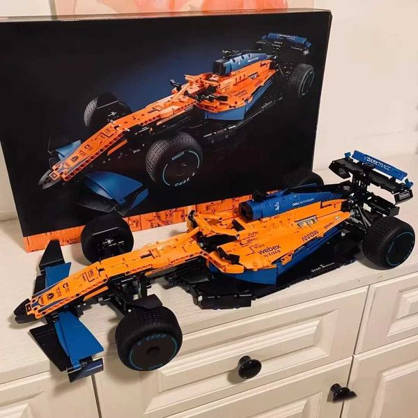 Técnico 42141 F1 W14 E FORMULAÇÃO CI Speed Racing Car Building Blocks Bricks Famous Sports Vehicle Model Assemble