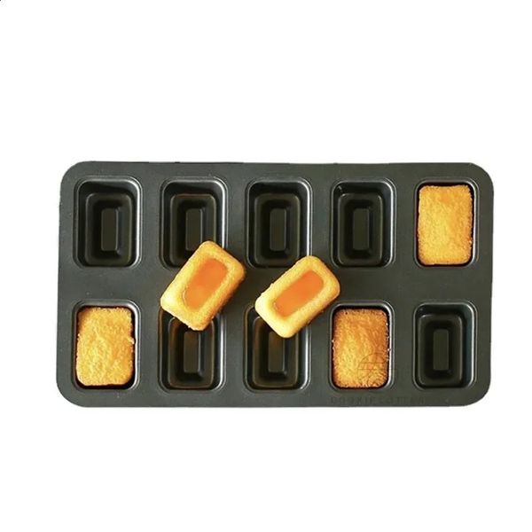 Japanese Cake Baking Tray Metal Baking Mold 10-Piece Bakeware Madeline Cake Fisher South Pound Cake Bakery Kitchen Accessories 240729