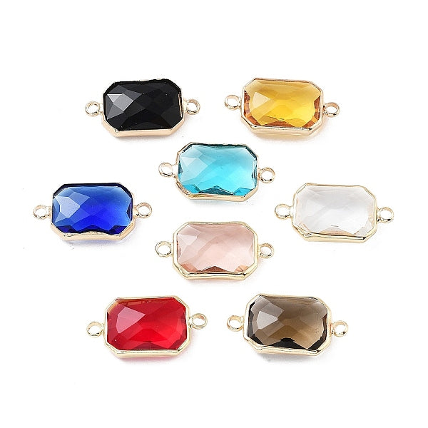 Gestellbeschichtung Messing Pflasterglas Verbinder Charms