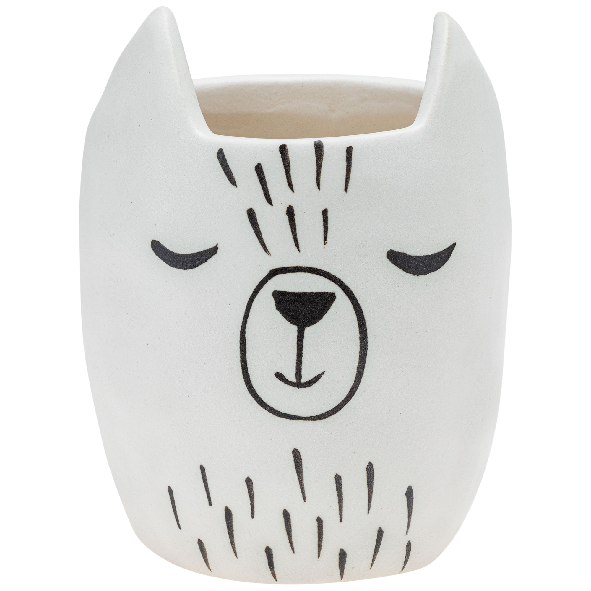 Animal Kingdom Ceramic Planter - Llama
