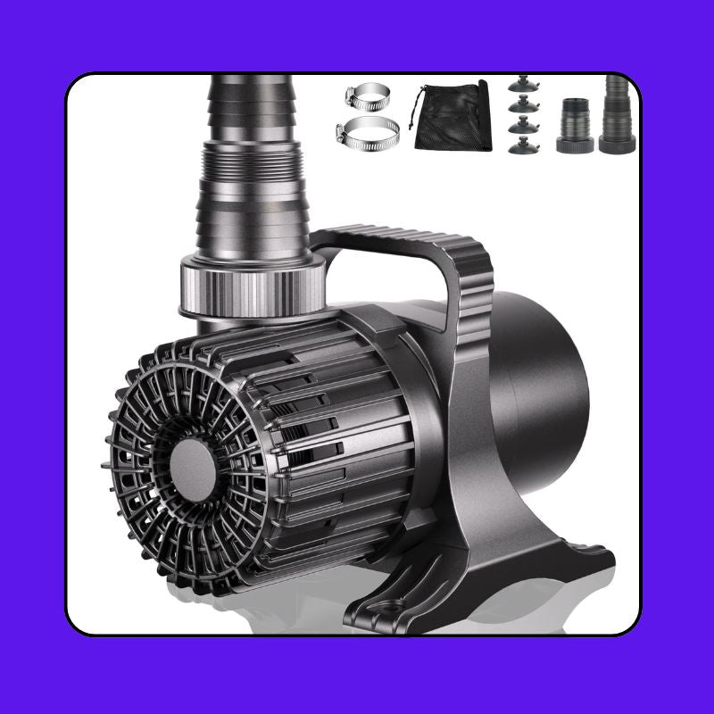 (4000GPH-230W,UL listed) Large Fountain Submersible Water Pond Sump Pump Aquarium Electric Waterfall Pump Outdoor PS- 4000