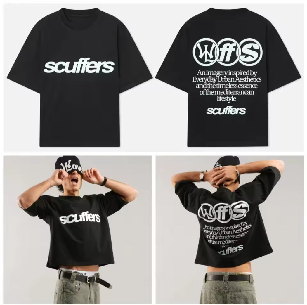 Designer T Shirt Letter Print Oversized Y2K Short sleeve sportswear Graphic T-shirts for Men Clothing Gym clothes