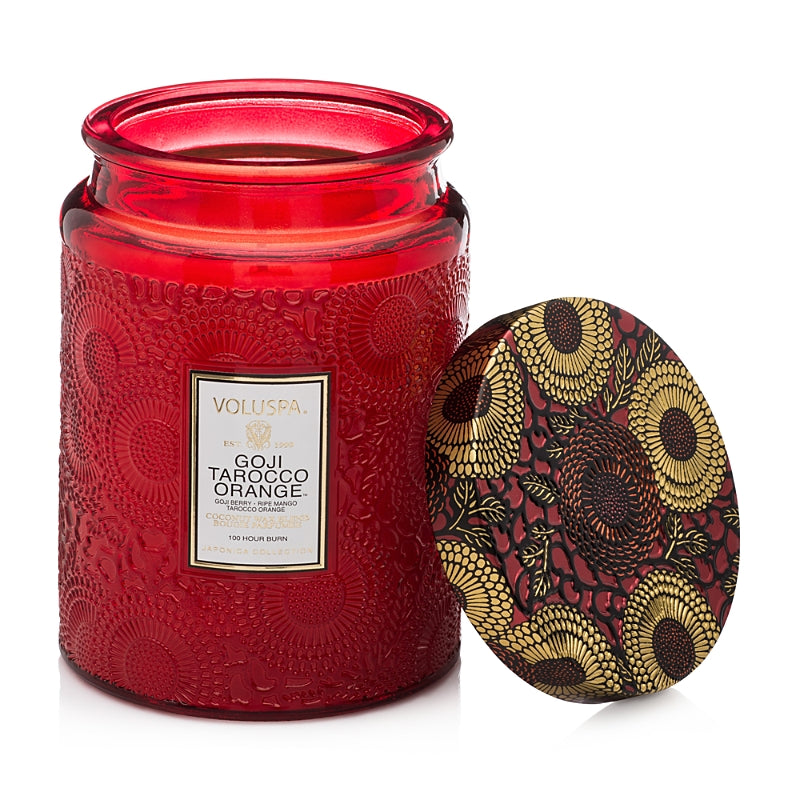 Voluspa Goji Tarocco Orange Large Jar Candle 18 oz.
