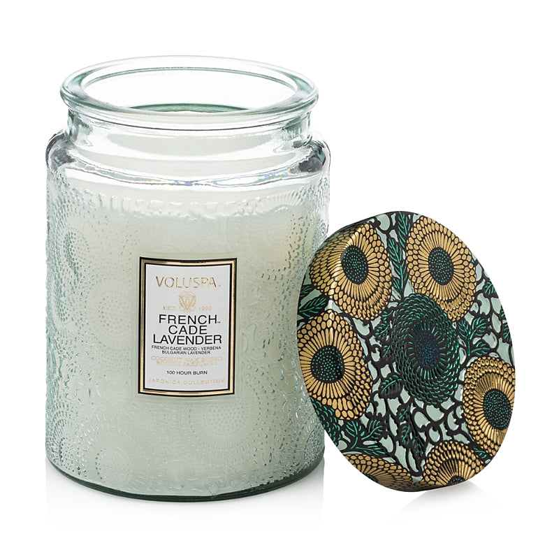 Voluspa French Cade & Lavender Large Jar Candle 18 oz.