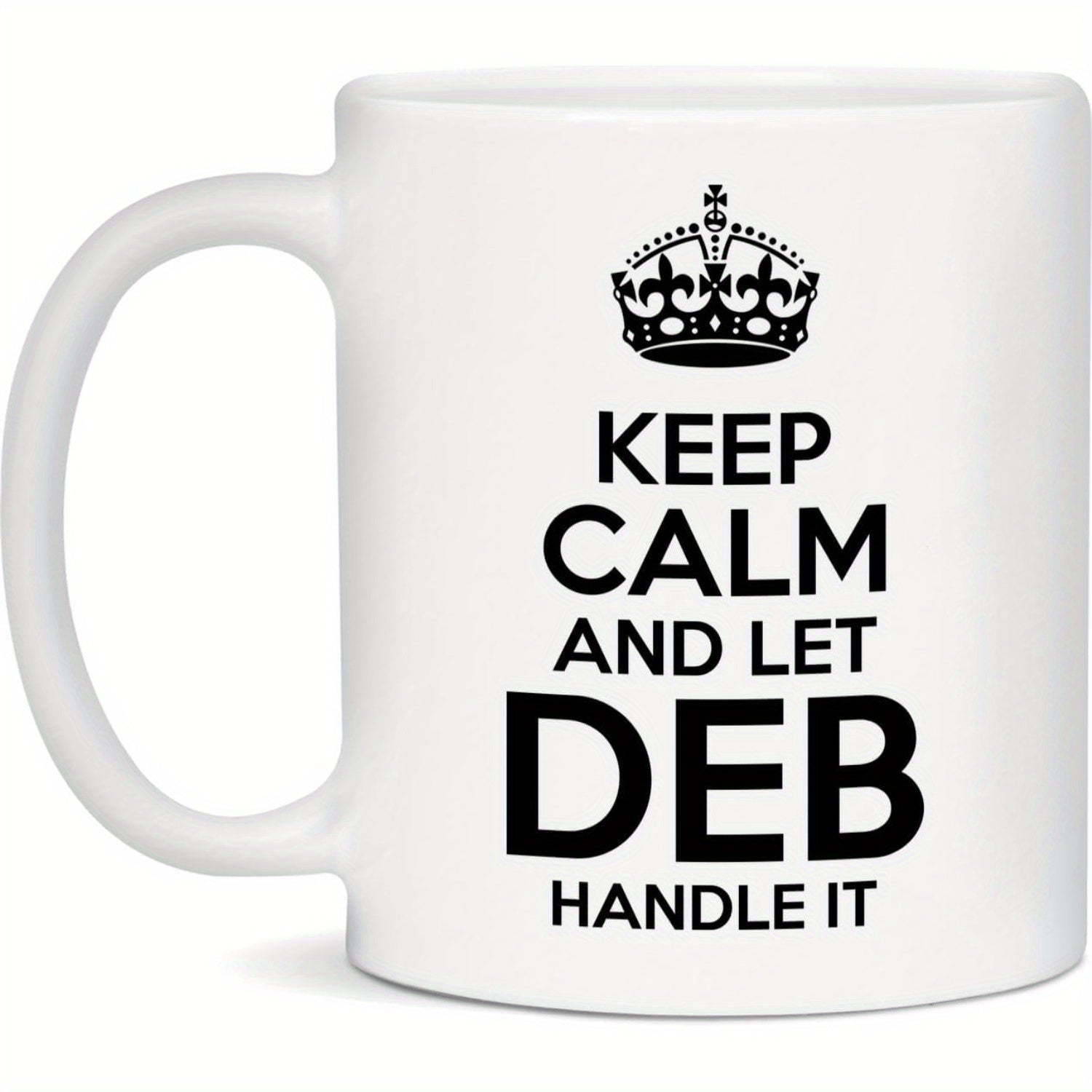 TEMU Let Deb Mug, Deb Mug, White 11oz Mug, Coffee Mug, Coffee Mugs, Coffee Cup, Coffee Gifts, Daily Drinkware, Elegant Cup, Gift Ideas