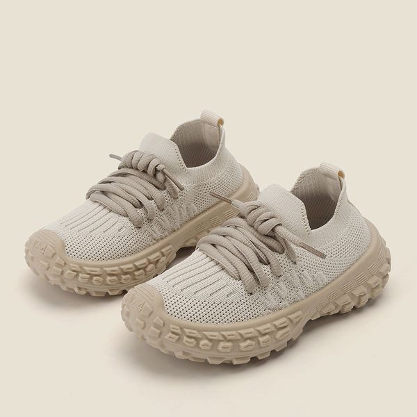 With Box 2025 Kids Running Shoes Children Trainers Grey Toddler Sports Outdoor Sneakers Boys Girls youth High quality size Eur 24-35 Classic