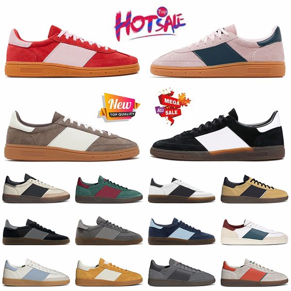 Fashion Designer Handball Casual Shoes Low Flat Suede Leather Sporty & Rich Navy Wonder Clay spezialsneakers Womens Mens Platform speziale O
