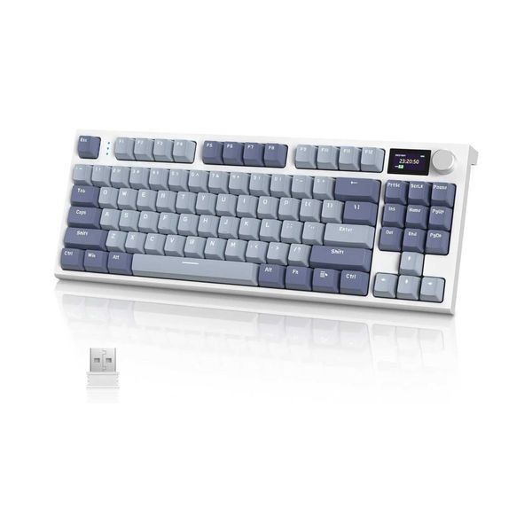 Keyboards MAMBASNAKE x ATTACK SHARK K86 Wireless Mechanical Keyboard 2.4G-Bluetooth-Wired Gaming Keyboard H241123