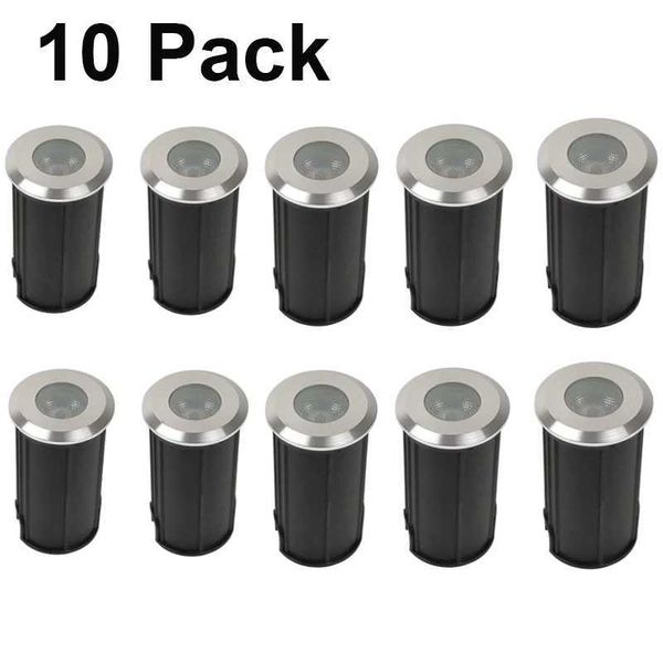 10 Pack IP68 Waterproof LED Underground Light 3W 5W Outdoor Ground Garden Path Floor Buried Yard Spot Landscape AC85-265V DC12V CL240813