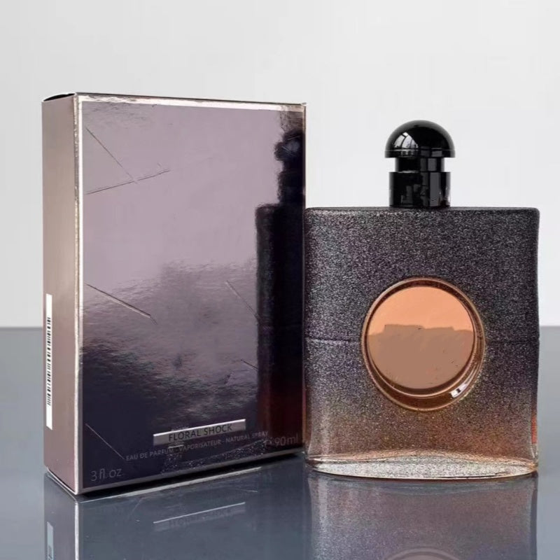 5A Classical 4kinds smell black opium perfume for woman lady girl over red floral shock perfumes 90ml fragrance lasting spray fast ship