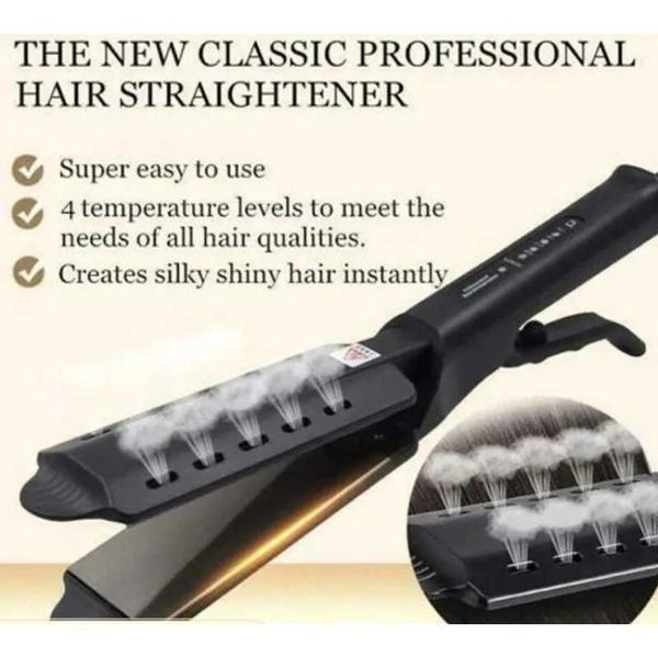 Hair Curlers Straighteners Curling and straightening dual-use straight hair splicing constant temperature 4-speed portable air bangs curling