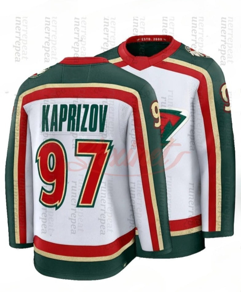 Personalized Custom Kirill Kaprizov 25th Anniversary Jersey Matthew Boldy Brock Faber Marc-Andre Fleury Marcus Foligno Zuccarello Eriksson Ek Versio