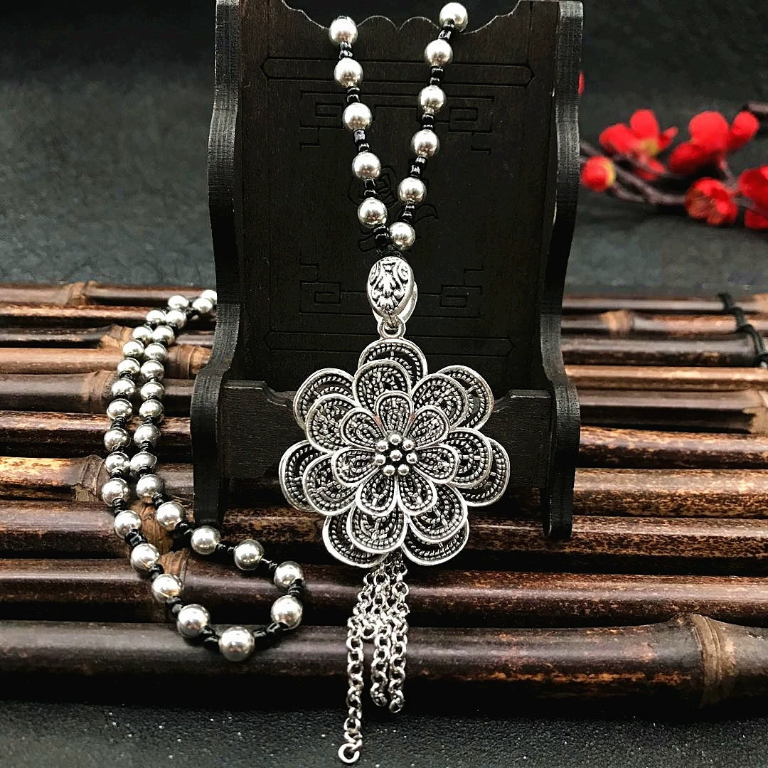 TEMU Vintage Transfer Print- Peacock- Square Necklace Vintage Alloy Pendant, Suitable Daily Wear And Parties, Is Women's Gifts, Luxury, Design