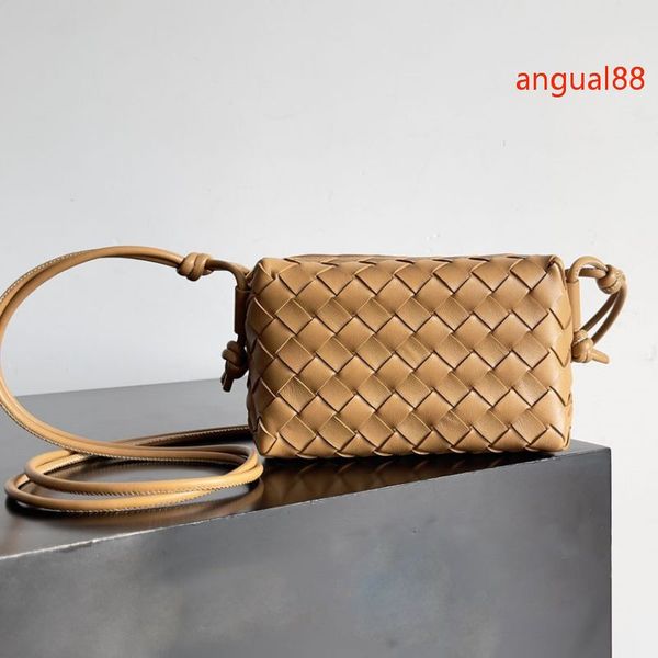 Mini Loop Camera Bags Designer Bags Women Luxury Crossbody Bags Fashion Shoulder Bags Lambskin Weave Bag Adjustable Drawstring Gold Finish H