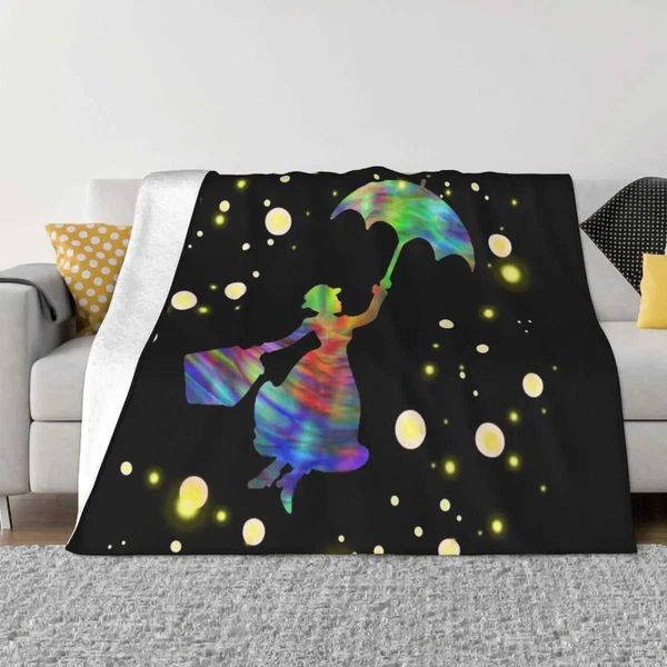 Mary Poppins- The Magical Nanny Throw Blanket Decorative Sofa Fluffy Shaggy For Decorative Sofa Thermal BlanketsB270712