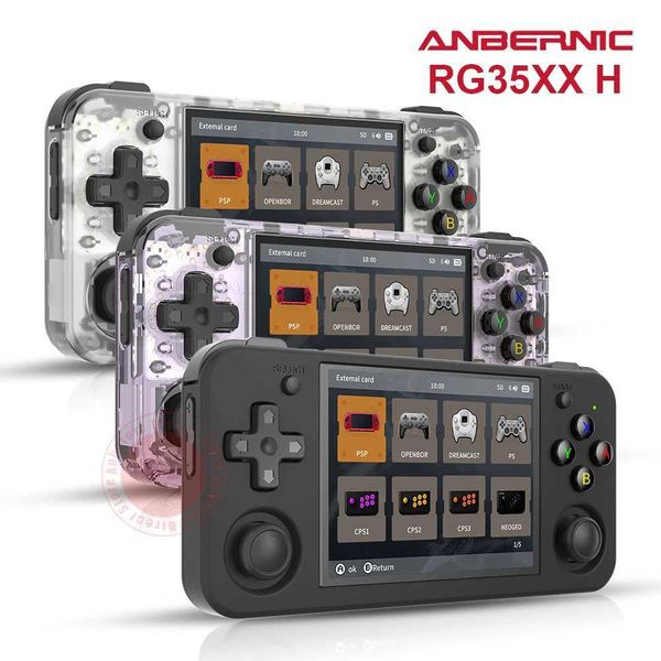 ANBERNIC RG35XX H Handheld Game Console Linux 3.5-inch IPS Sn H700 Retro Video Game Player 3300mAh 64G 5528 Classic Games Y241115