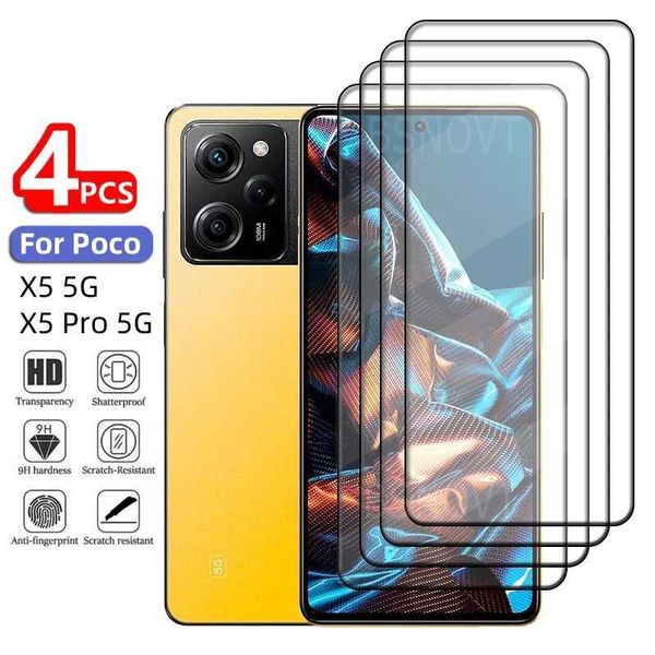 1-2-3-4 pieces suitable for X5 Pro X5 Pro tempered mobile phone Fl cover glue 9H high-definition Sn protector X5 Pro 5G Y241125