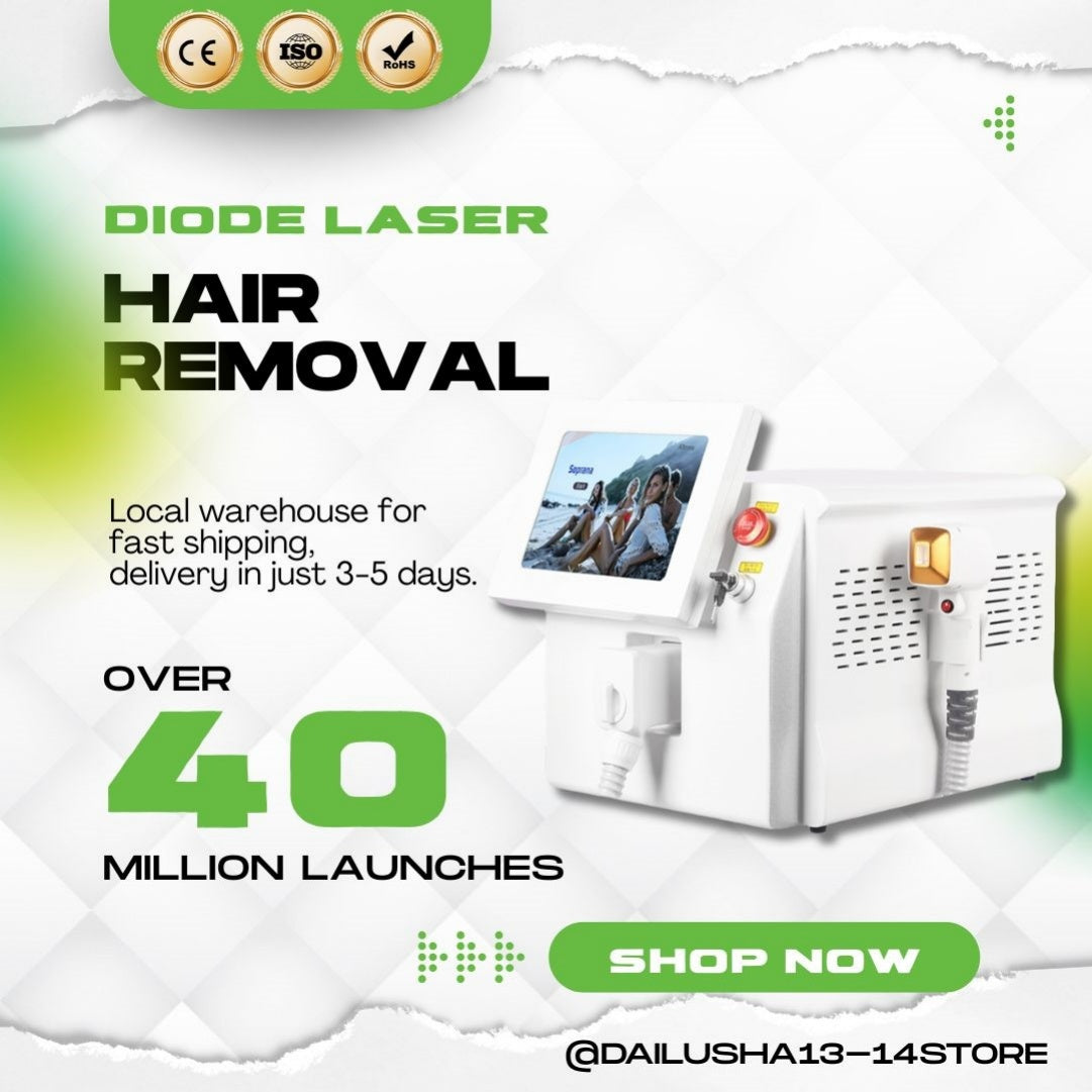 Diode Laser Hair Removal Machine 3 wavelengths Ice Platinum Painless Permanent Epilator Skin Rejuvenation For Salon