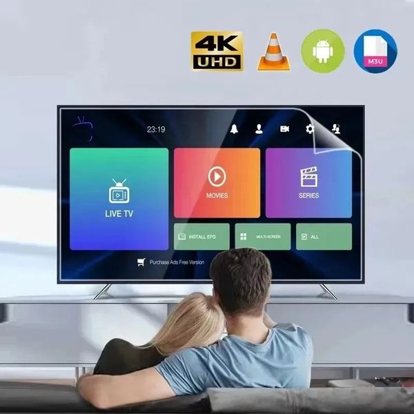 4k FHD smart TV Parts for Android apk IOS FRANCE German Europe screen protector One year quality warranty