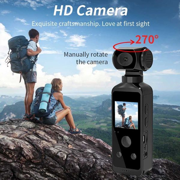 Sports Action Video Cameras 4K WiFi highdefinition outdoor sports camera DV 270 rotating mini camera waterproof video recorder onsite law en