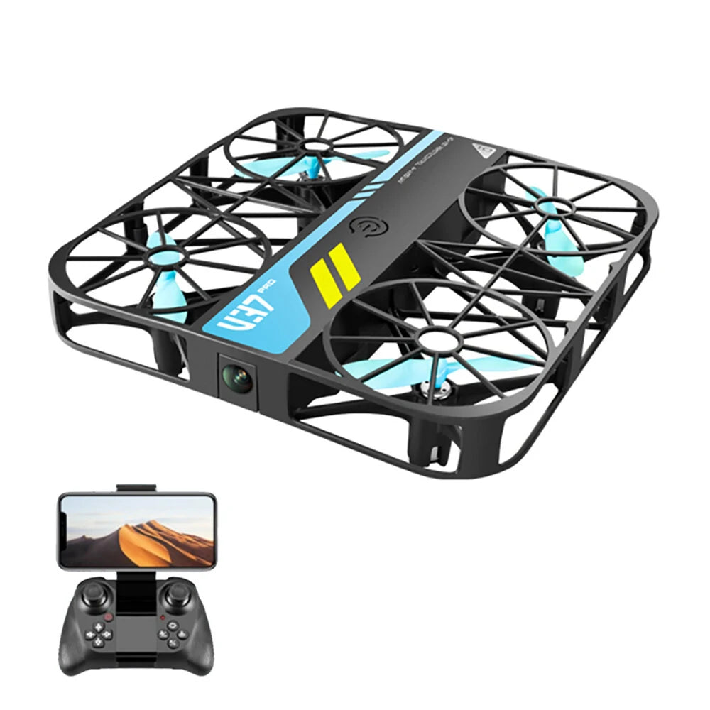 4DRC V37 MINI WiFi FPV with HD Camera Altitude Hold Mode Grid Full Protection Child Gift LED Light Pocket RC Toys Drone