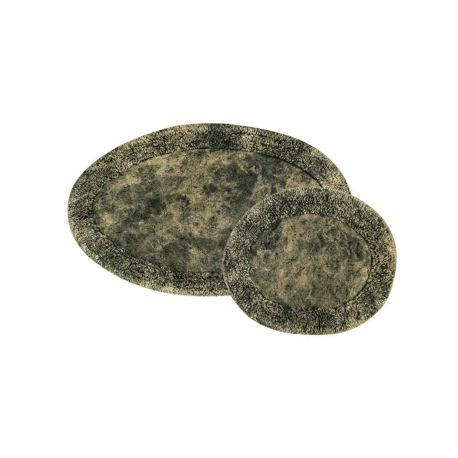 Karaca Home Barny Bath Mat, 2 Piece, Green