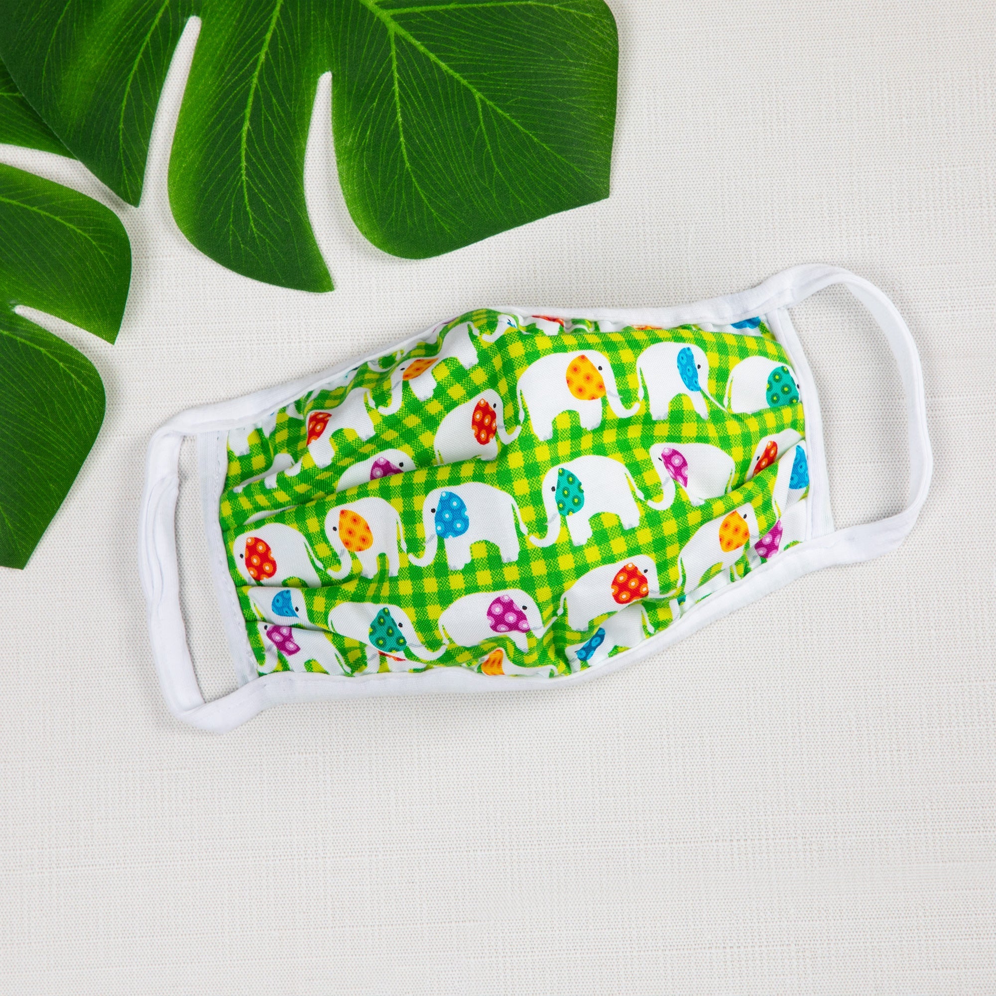 Vibrant Cloth Face Mask - Made in USA - Elephant Walk