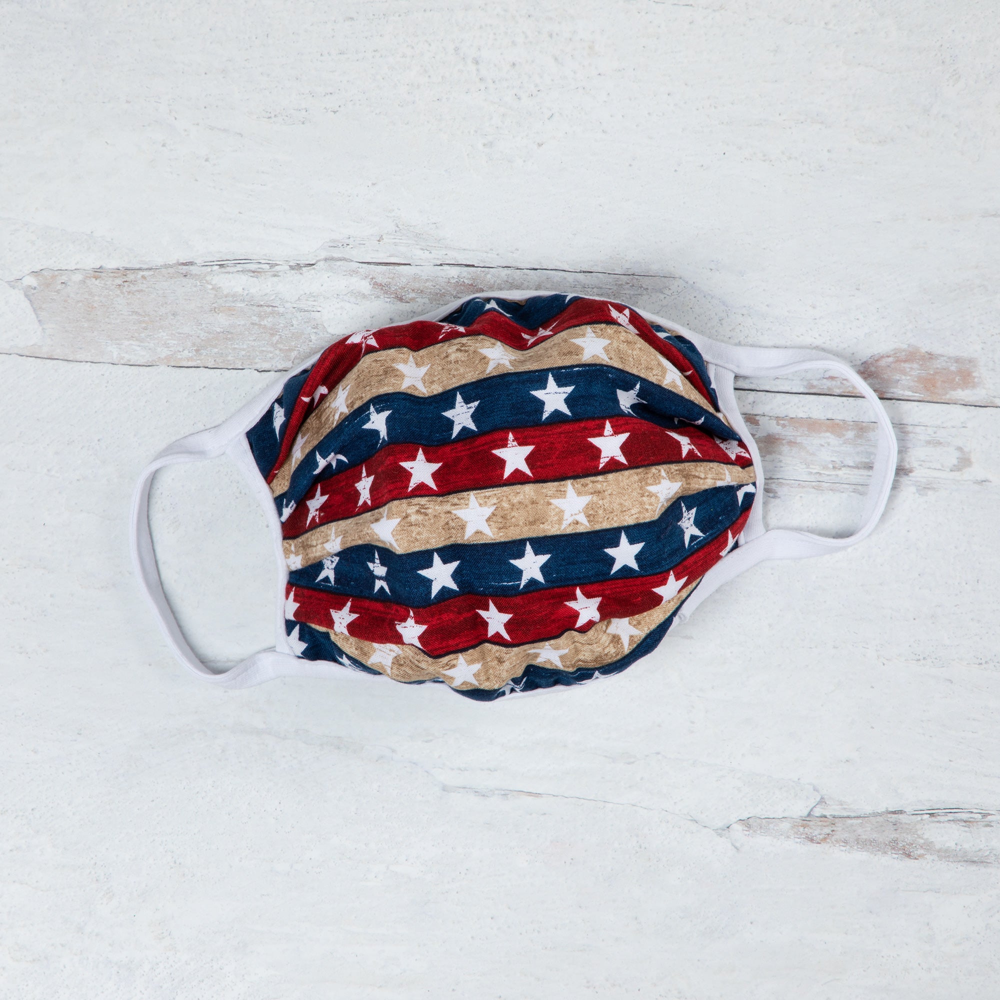 Vibrant Cloth Face Mask - Made in USA - Americana