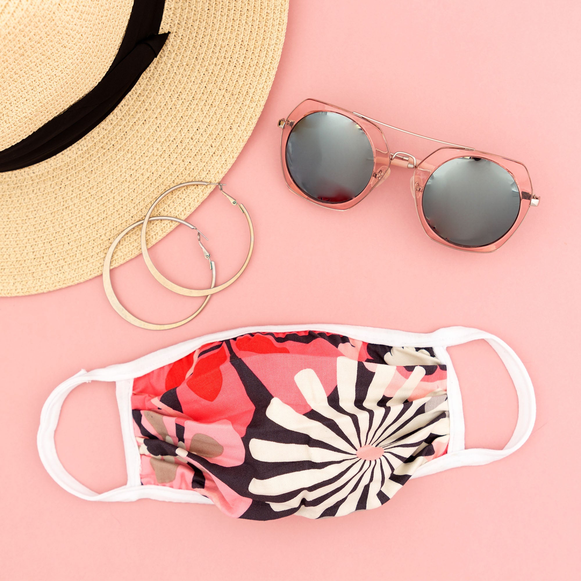 Floral Face Mask - Made in USA - Mod Floral