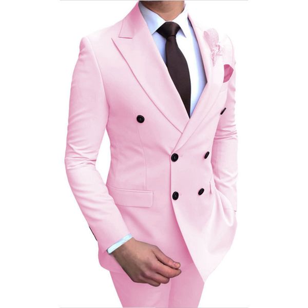 K678 Two-Piece Suit - Stylish Business Casual Attire Perfect for Grooms