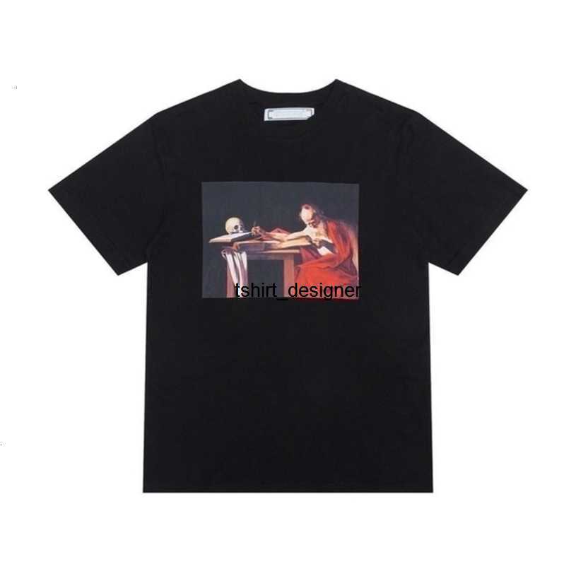 Fashion Luxury White Brand Mens t Shirts Designers High-quality T-shirt Cotton Loose Arrow Badge Original Bags Women Tops Tees Casual Sport Black Ts