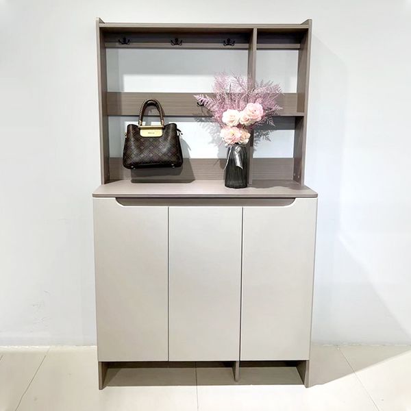 Shoe cabinet, rock board solid wood, entrance storage locker, entrance cabinet, modern simple, light luxury side cabinet, furniture, multifu