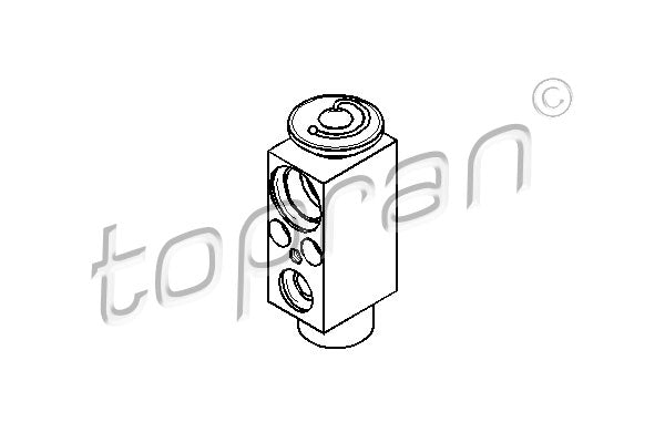 Expansion Valve, air conditioning TOPRAN 501 491