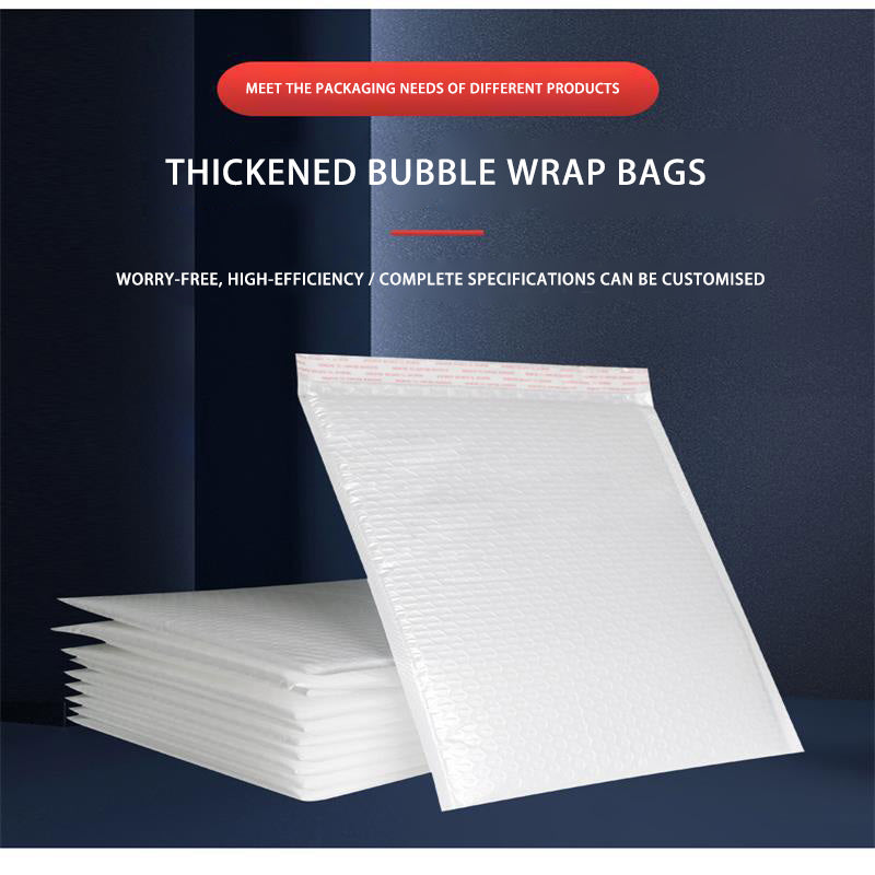 Durable Pearlescent Thick Bubble Wrap Shipping Bags - Ideal for Express Deliveries & Logistics