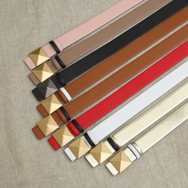 Luxury Designer Belt Men Women Fashion Classic Letter Buckle Genuine Leather Belt With Skirt Dress Jeans Suit Pants Waistband Width 4.0Cm Hi