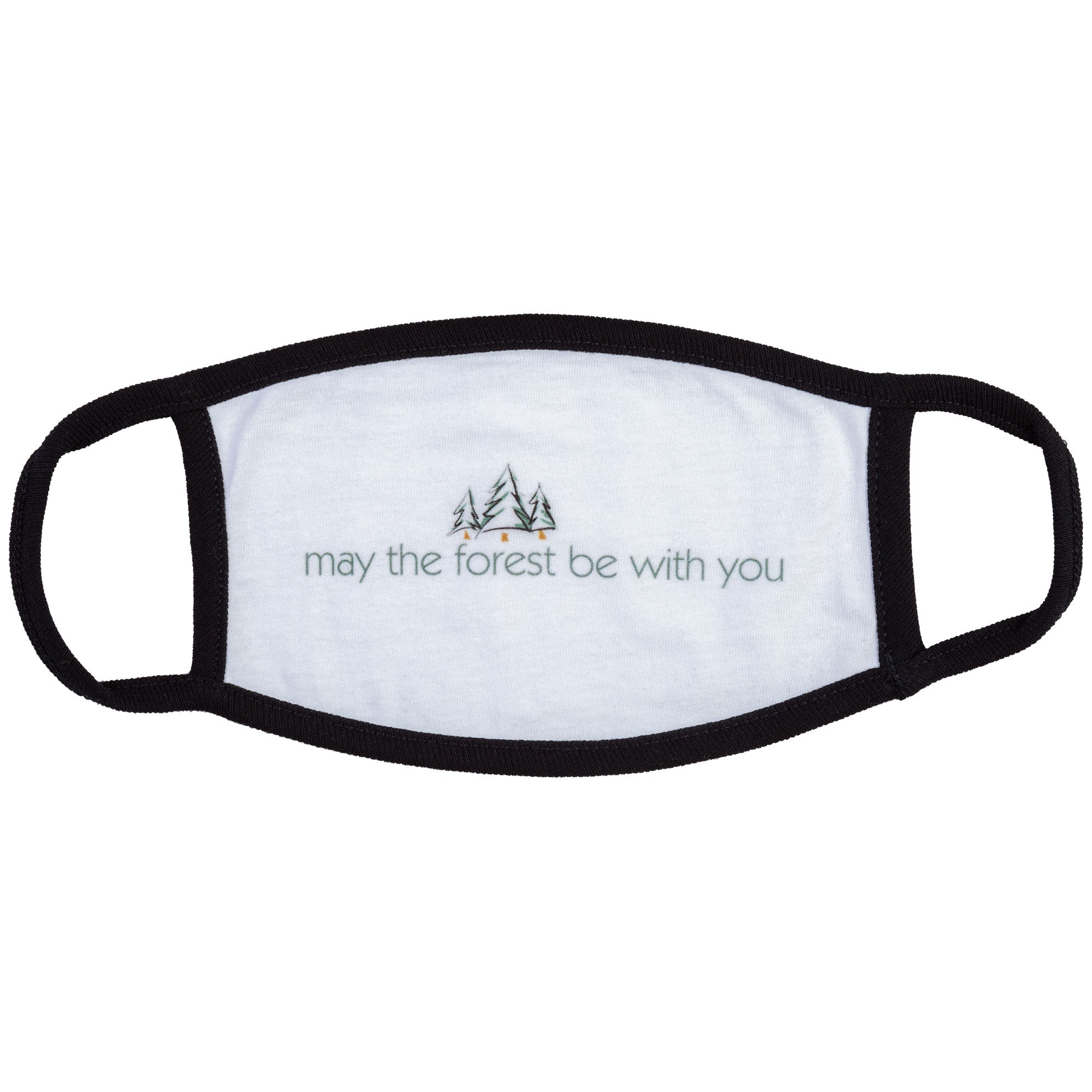 Colorful & Cute Cotton Face Mask - May the Forest Be With You