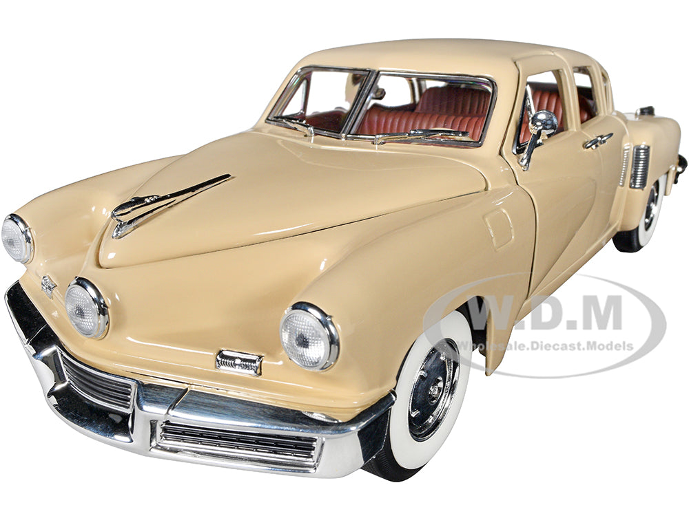 1948 Tucker Torpedo Cream 1-18 Diecast Model Car by Road Signature