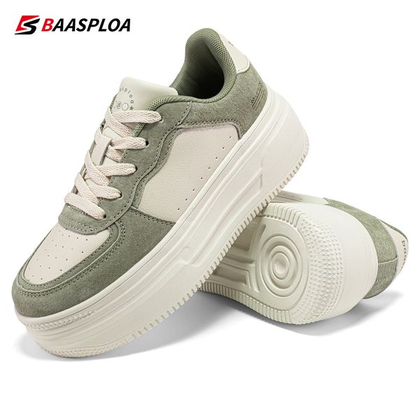 Baasploa Women Women Walking Shoes Casual Moda Moda Plataforma leve Plataforma feminina Tênis não -deslocadores Feminino Free Shippi 250102