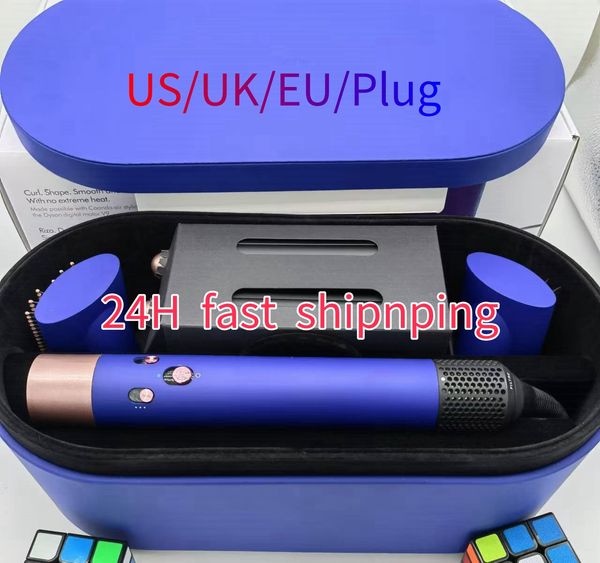 Curler 7 In 1 Hair Dryer Brush Brushless High Speed Hair Dryer with Diffuser Ionic Blow Dryer Air Styling Comb Auto Hair Curler