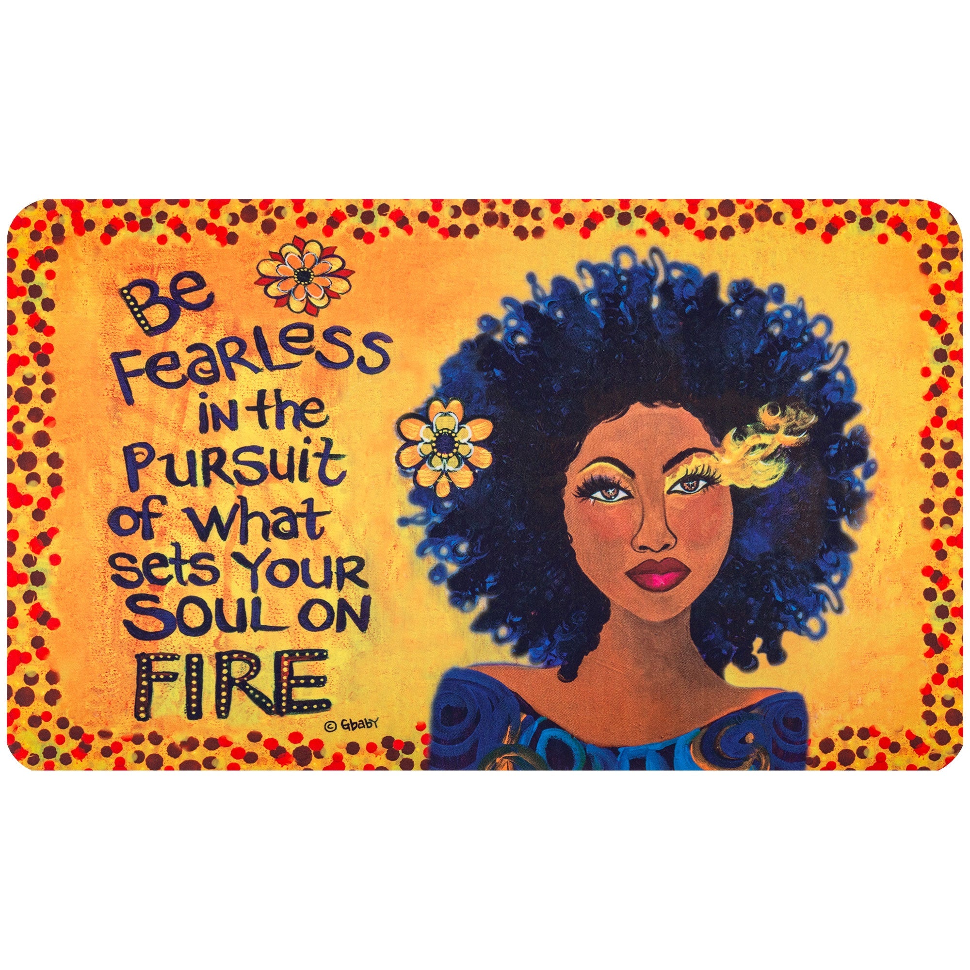 Shades Of Color Floor Mat - Soul on Fire