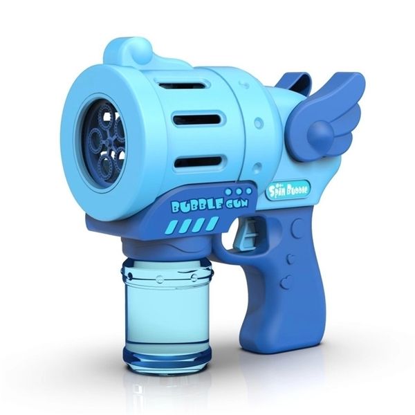 Novelty Games Bubble Machine Automatic Blower Gun Fidget Toys Indoor Outdoor Soap Water Toy Birthday Gift for Children 221007