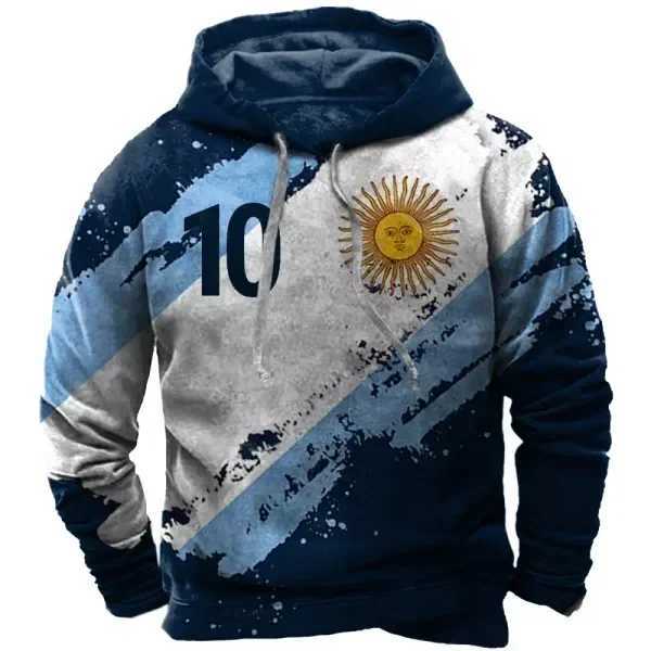 3D Printing Argentina Sports Flag Unique Mens-Womens Argentina National Emblem Casual Streetwear Hoodie-Zip Up-Sweatshirt T250730