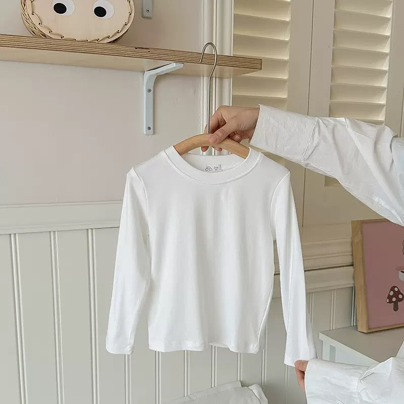 8851 Children&#039;s Loose Long-Sleeved T-Shirt for Outerwear, Spring-Autumn Girls&#039; Underwear Top