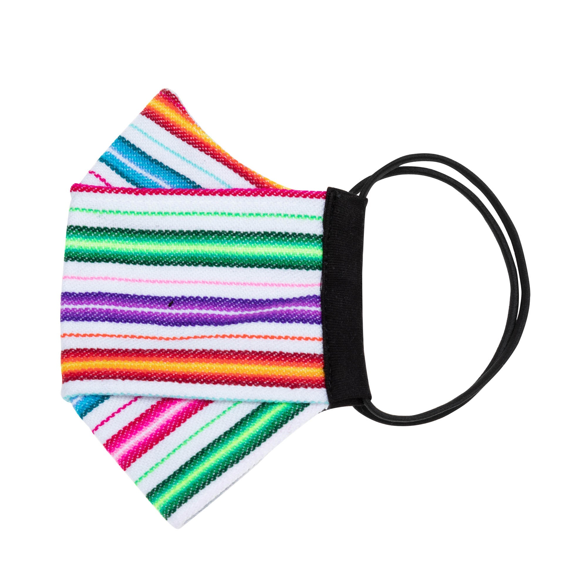 Peruvian Textile Face Mask - White - S