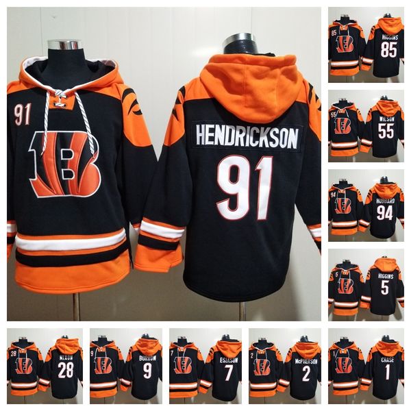 Football hoodie 9 Joe Burrow 6 Jake Browning 28 Joe Mixon 83 Tyler Boyd Football jersey Customize 15 Charlie Jones 63 Trey Hill 74 Max Schar