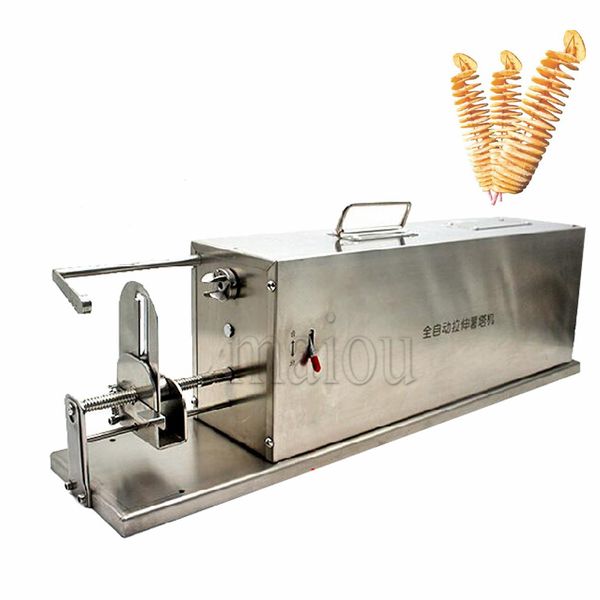 Spiral Potato Cutter Machine Automatic Electric French Fries Tornado Slicer Twister Spiralizer Maker