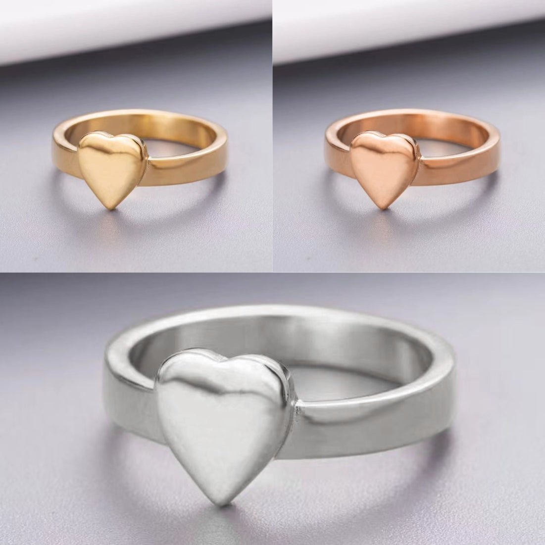luxury heart ring designer ring with box luxury ring gold s925 ring woman fashion ring sterling silver jewelry 925 jewellery designer for women Chri