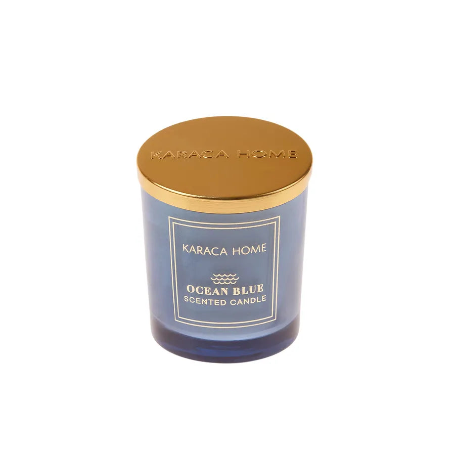 Karaca Ocean Blue Scented Candle, 140g, Navy Blue