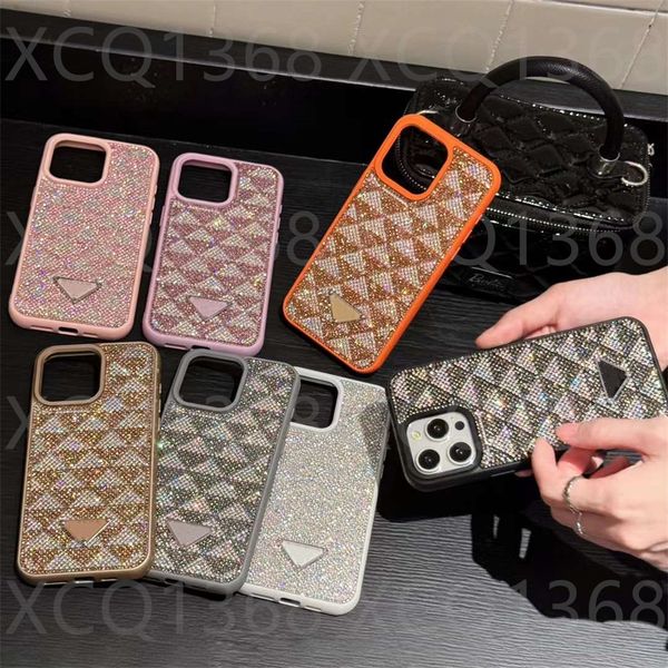 Phone Case Designer Glitter For iPhone 16 Pro Max Cases iPhone 15 Pro Max 14 13 12 11 15 Plus Case Bling Sparkling Rhinestone Diamond Jewell