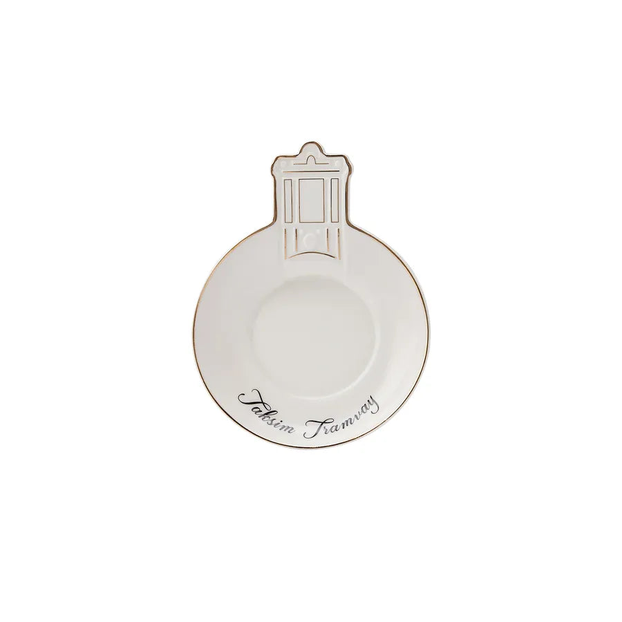 Karaca Istanbul Collection Taksim Porcelain Saucer, 11cm, White